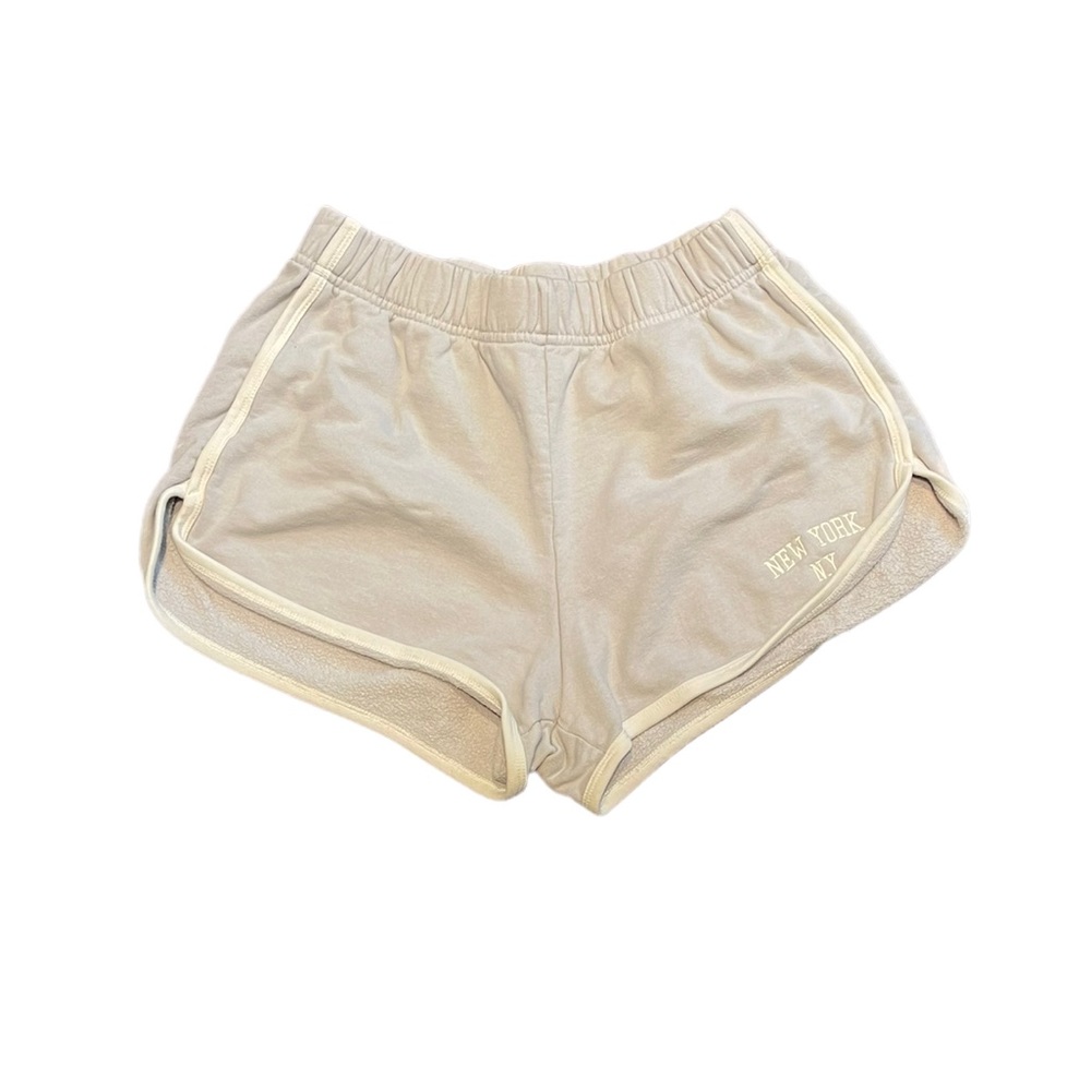 Brandy Melville New York Imprinted Blue Sweat Shorts